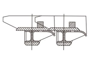 Single circular arc chain plate